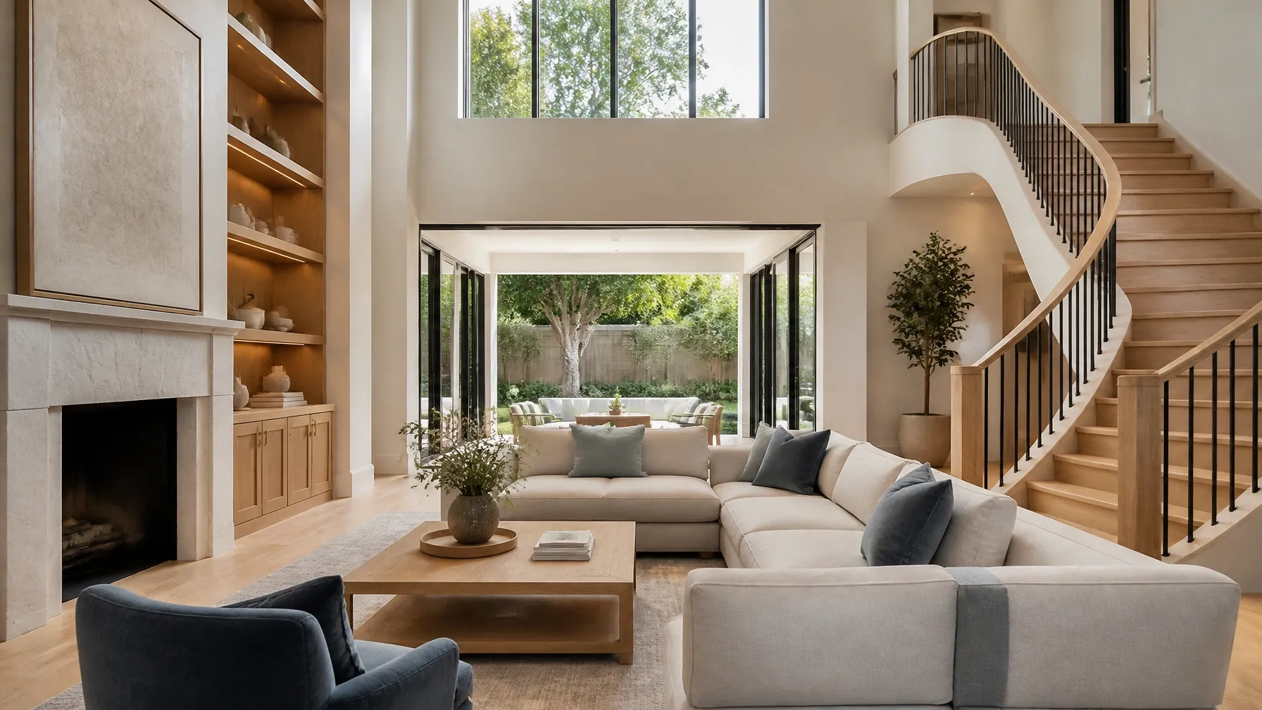 Upscale custom-home interior in the greater Houston market